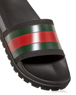 GUCCI "Men's slide sandal with Web"