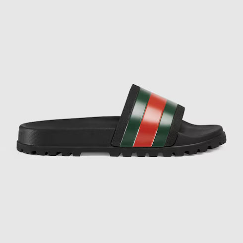 GUCCI "Men's slide sandal with Web"