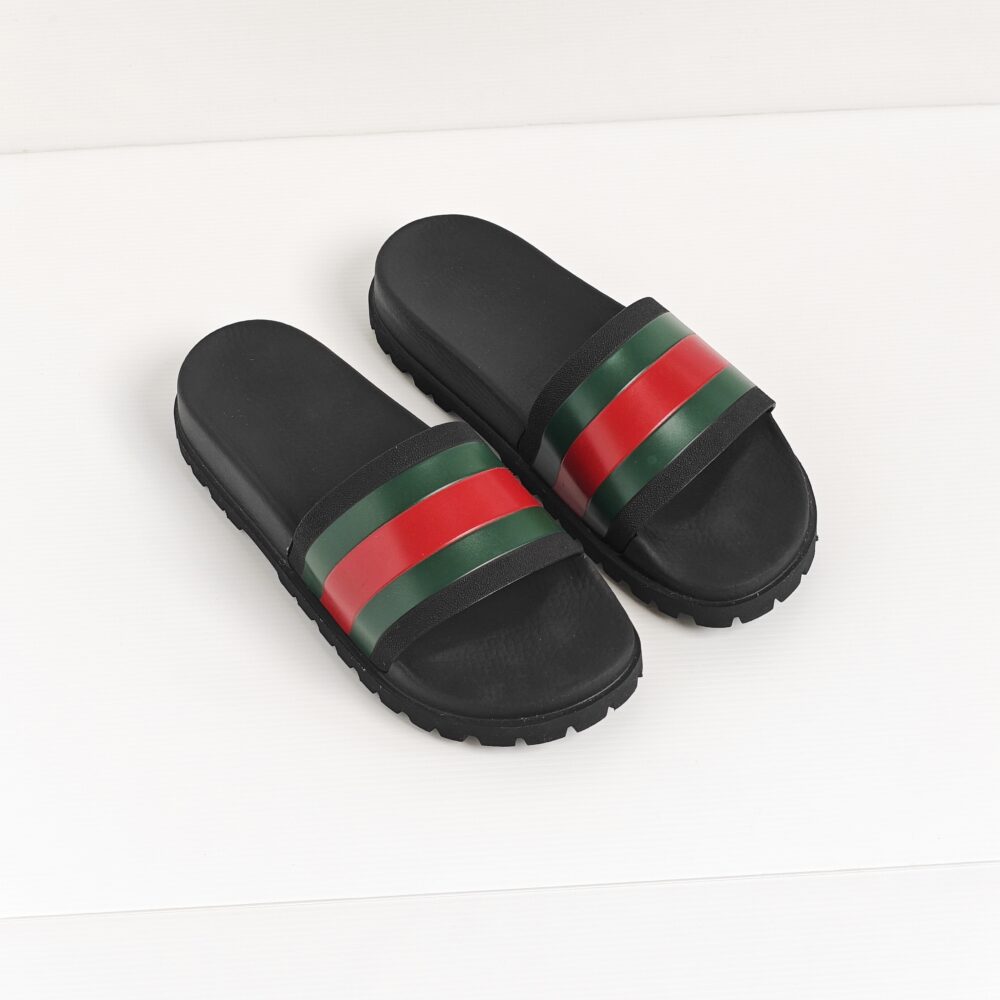 GUCCI "Men's slide sandal with Web"